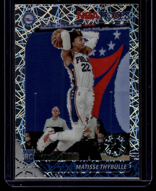 2019-20 Hoops Premium Stock #239 Matisse Thybulle Prizms Silver Laser