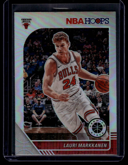 2019-20 Hoops Premium Stock #27 Lauri Markkanen Prizms Silver