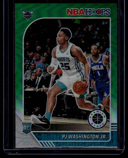 2019-20 Hoops Premium Stock #209 PJ Washington Jr. Prizms Green