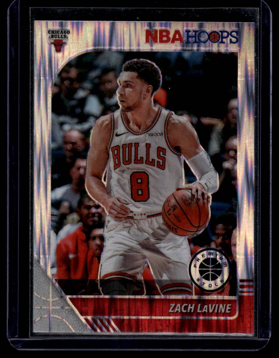 2019-20 Hoops Premium Stock #25 Zach LaVine Prizms Flash