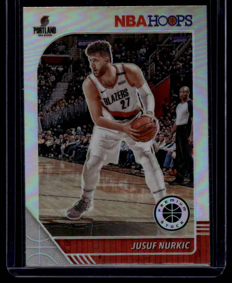 2019-20 Hoops Premium Stock #162 Jusuf Nurkic Prizms Silver