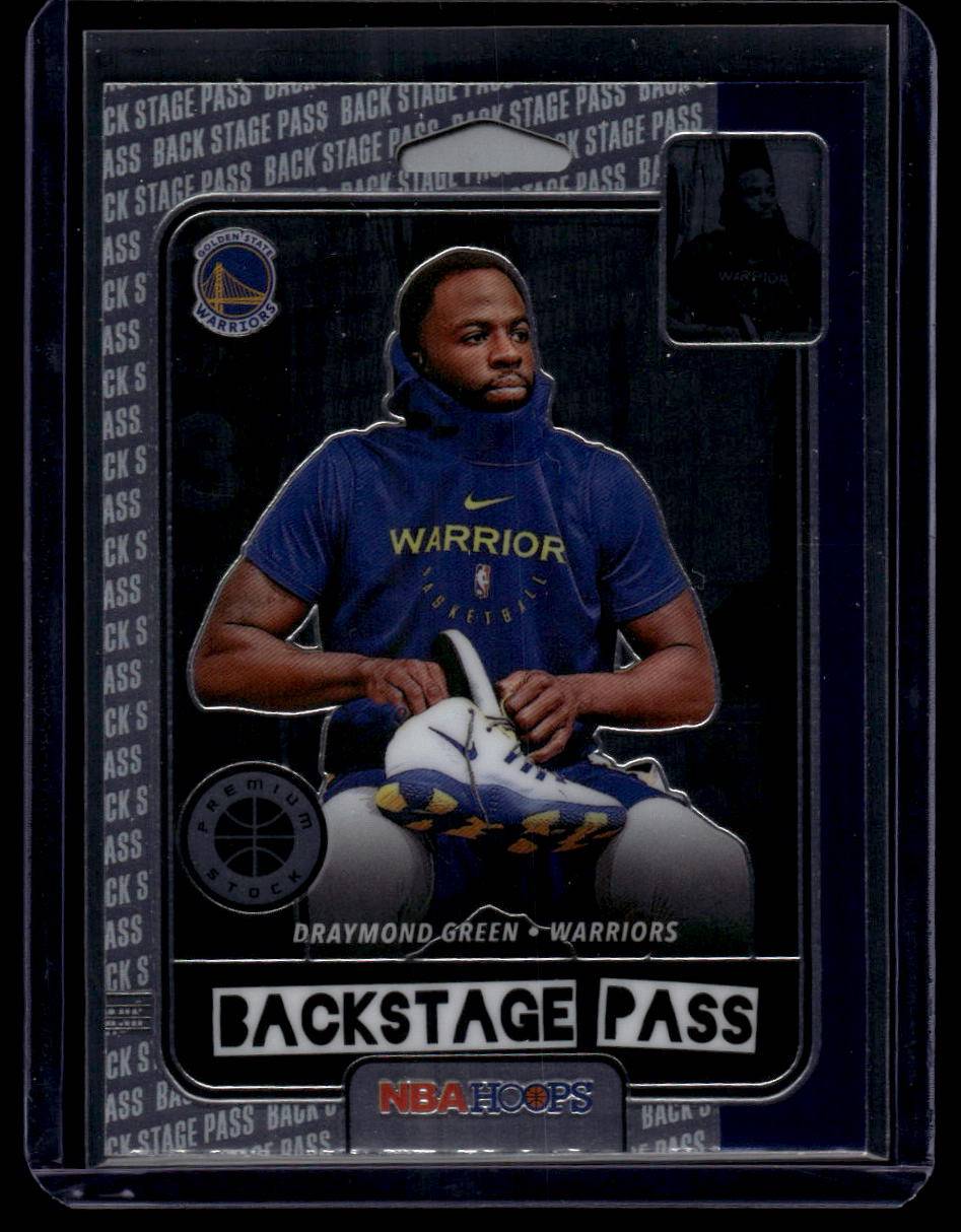 2019-20 Hoops Premium Stock #1 Draymond Green Backstage Pass