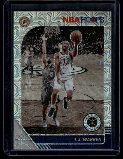 2019-20 Hoops Premium Stock #152 T.J. Warren Prizms Silver Mojo