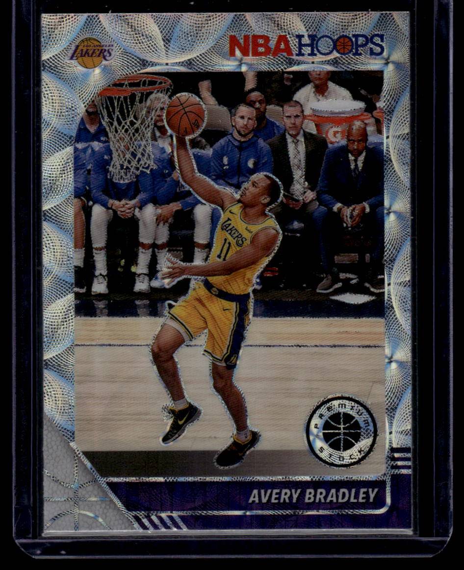 2019-20 Hoops Premium Stock #91 Avery Bradley Prizms Silver Scope