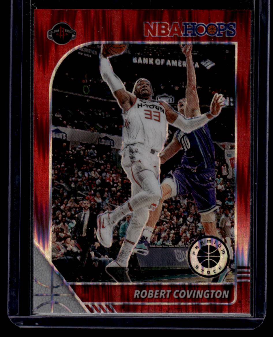 2019-20 Hoops Premium Stock #277 Robert Covington Prizms Red Flash