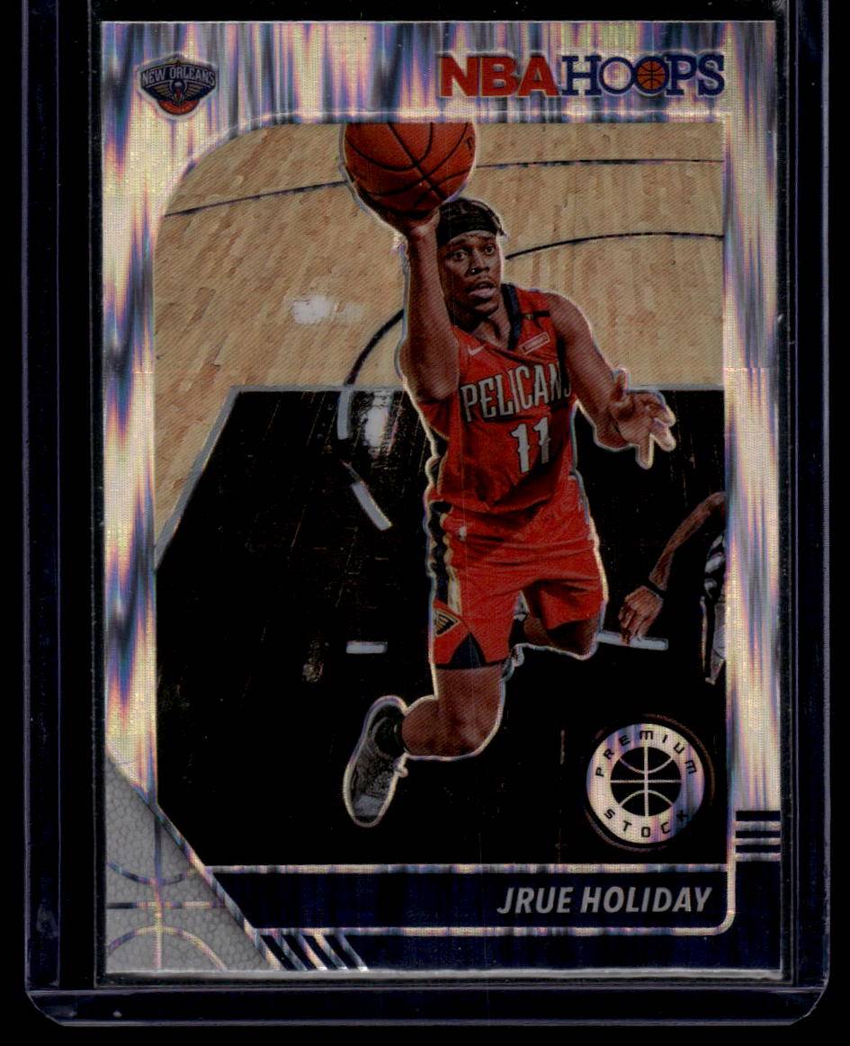 2019-20 Hoops Premium Stock #118 Jrue Holiday Prizms Flash