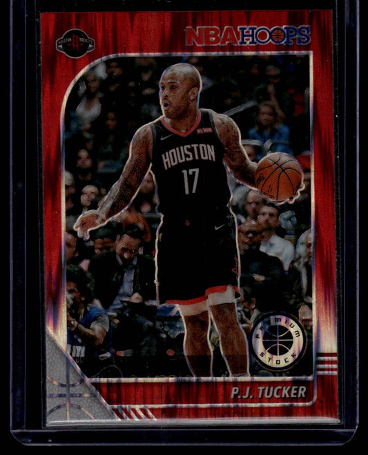 2019-20 Hoops Premium Stock #70 P.J. Tucker Prizms Red Flash