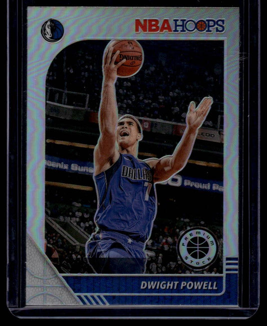 2019-20 Hoops Premium Stock #45 Dwight Powell Prizms Silver