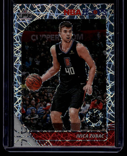 2019-20 Hoops Premium Stock #85 Ivica Zubac Prizms Silver Laser