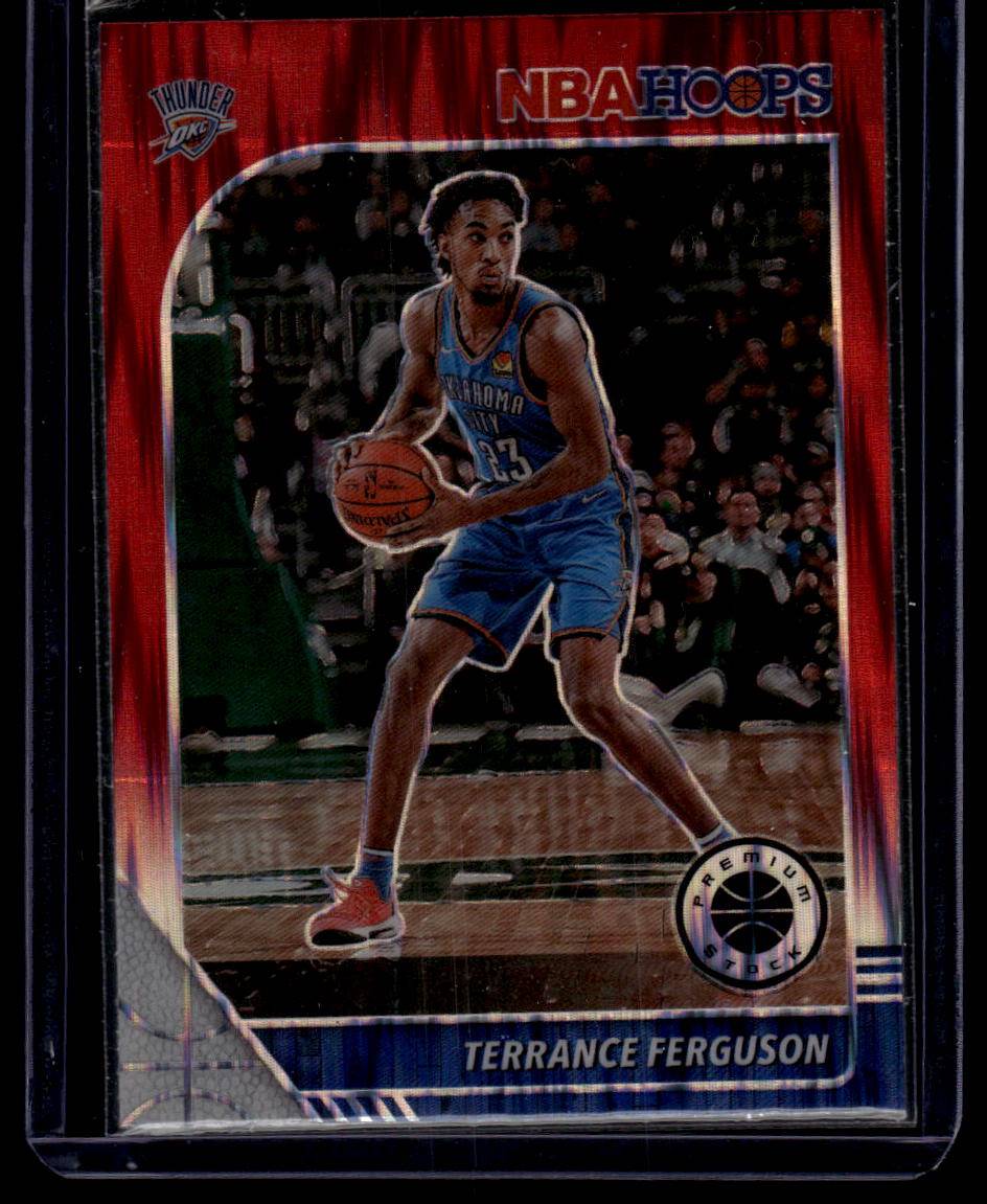 2019-20 Hoops Premium Stock #135 Terrance Ferguson Prizms Red Flash