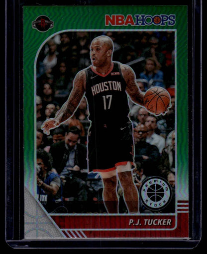 2019-20 Hoops Premium Stock #70 P.J. Tucker Prizms Green