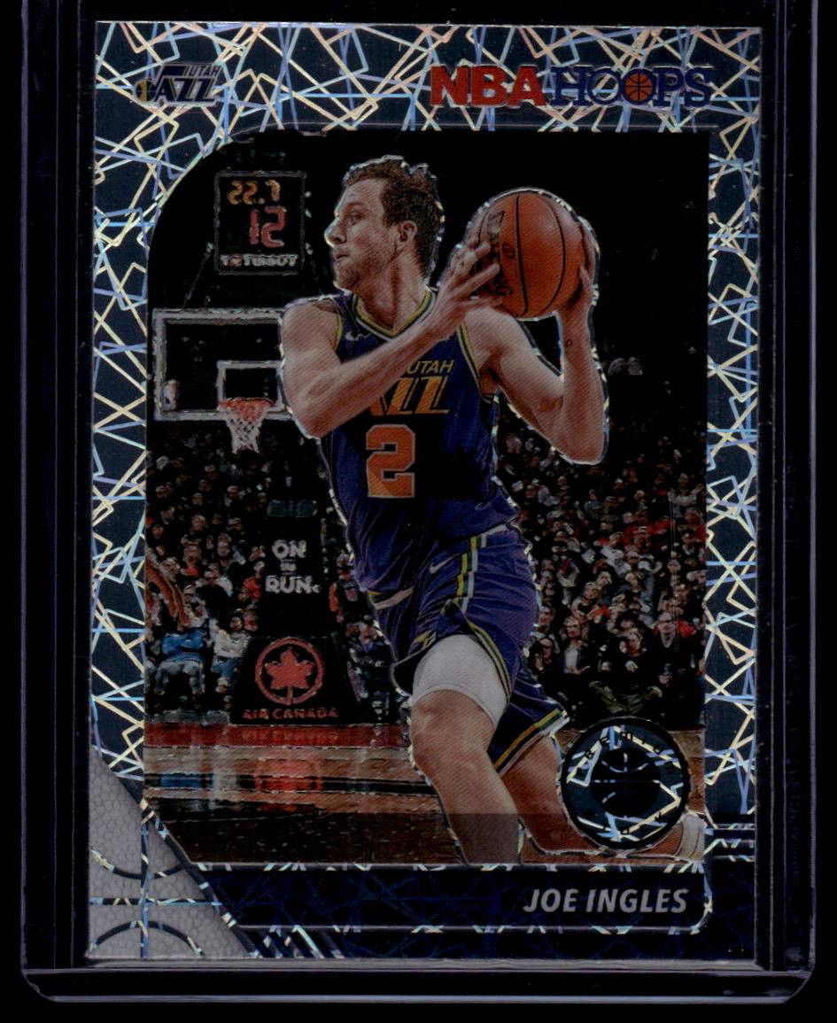 2019-20 Hoops Premium Stock #188 Joe Ingles Prizms Silver Laser