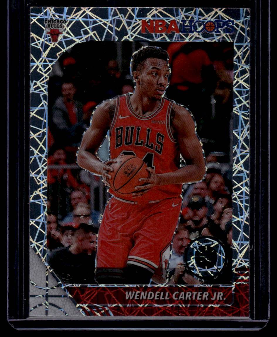 2019-20 Hoops Premium Stock #29 Wendell Carter Jr. Prizms Silver Laser