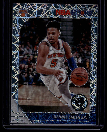 2019-20 Hoops Premium Stock #127 Dennis Smith Jr. Prizms Silver Laser