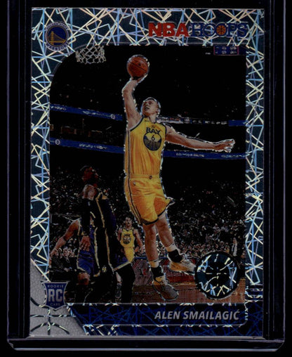 2019-20 Hoops Premium Stock #247 Alen Smailagic Prizms Silver Laser