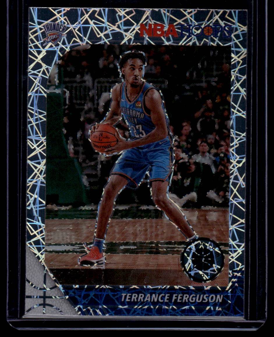 2019-20 Hoops Premium Stock #135 Terrance Ferguson Prizms Silver Laser