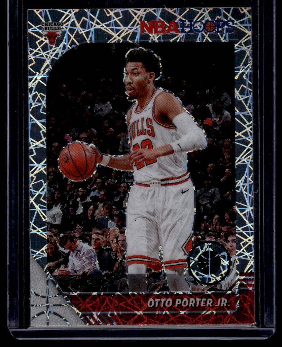 2019-20 Hoops Premium Stock #28 Otto Porter Jr. Prizms Silver Laser