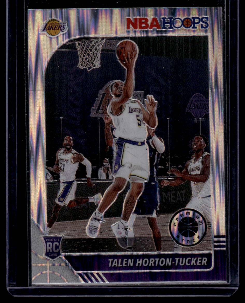 2019-20 Hoops Premium Stock #248 Talen Horton-Tucker Prizms Flash