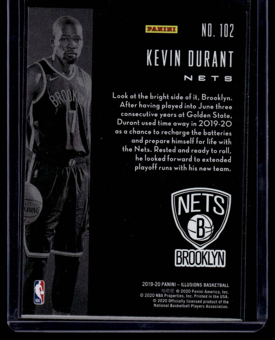 2019-20 Panini Illusions #102 Kevin Durant