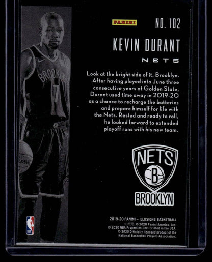 2019-20 Panini Illusions #102 Kevin Durant