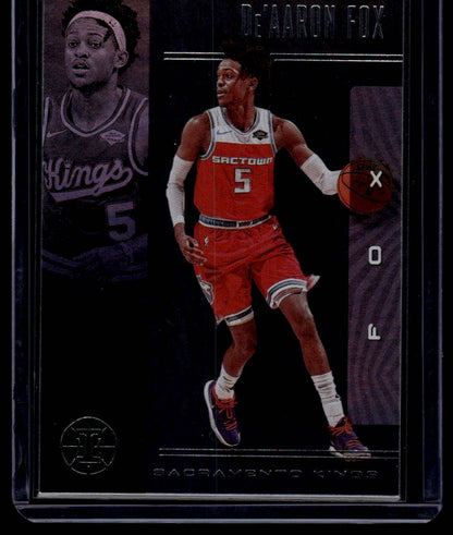 2019-20 Panini Illusions #7 De'Aaron Fox