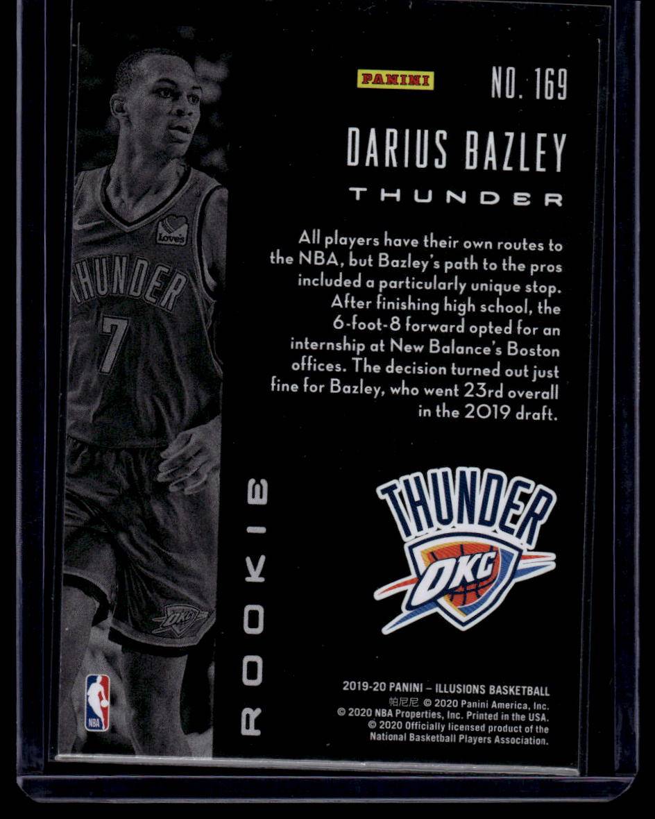 2019-20 Panini Illusions #169 Darius Bazley