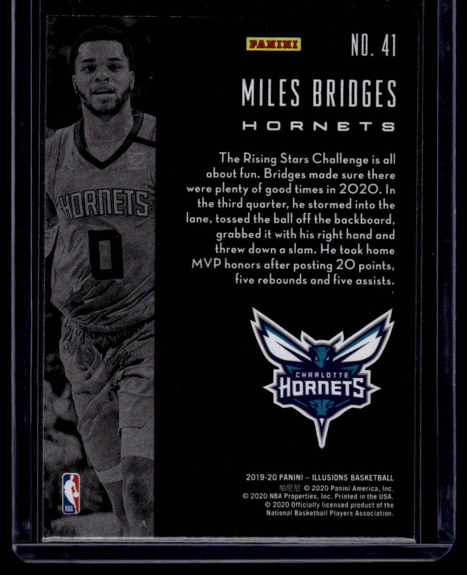 2019-20 Panini Illusions #41 Miles Bridges