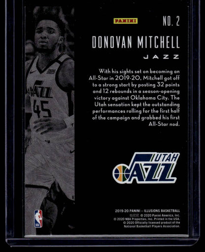 2019-20 Panini Illusions #2 Donovan Mitchell