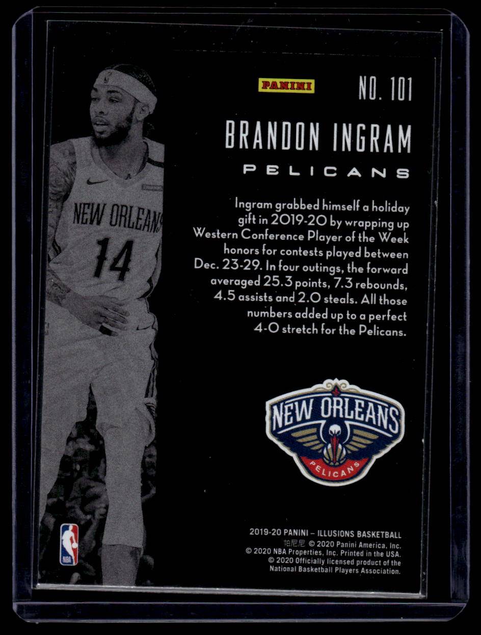 2019-20 Panini Illusions #101 Brandon Ingram