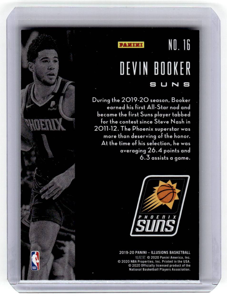 2019-20 Panini Illusions #16 Devin Booker