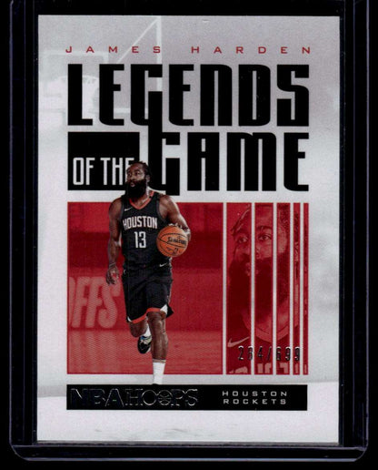 2020-21 Hoops #66 James Harden Legends of the Game #/699