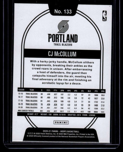 2020-21 Hoops #133 CJ McCollum