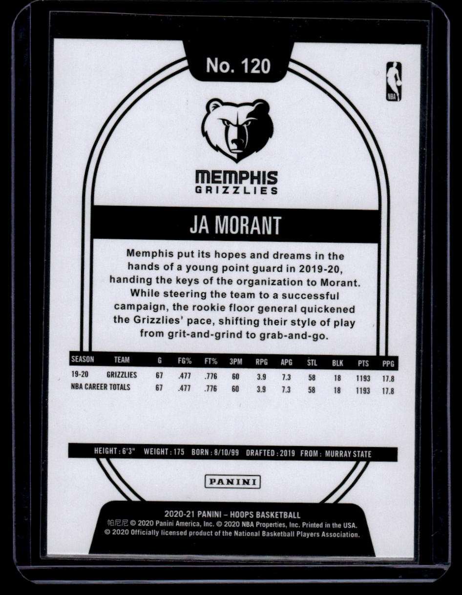 2020-21 Hoops #120 Ja Morant