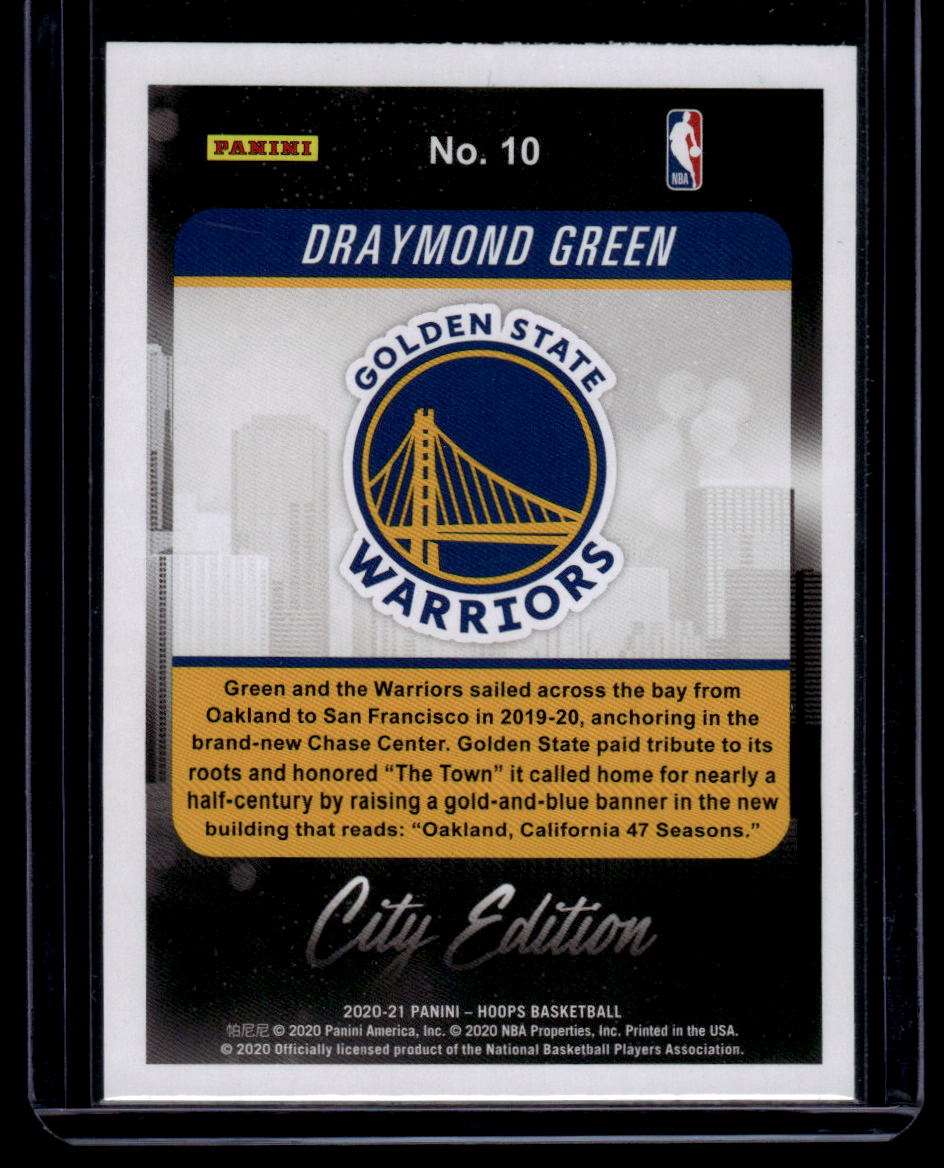 2020-21 Hoops #10 Draymond Green City Edition