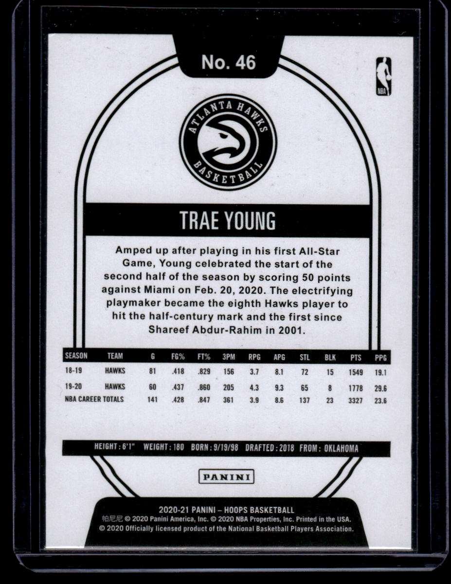 2020-21 Hoops #46 Trae Young