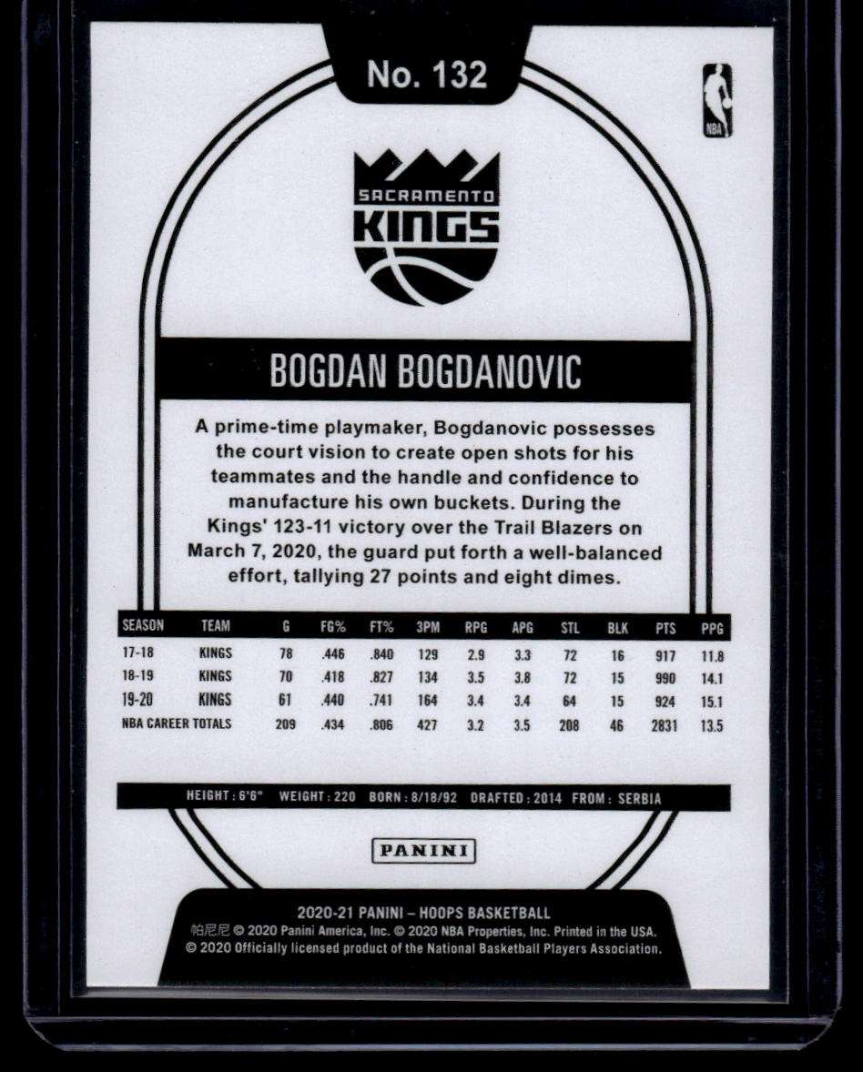 2020-21 Hoops #132 Bogdan Bogdanovic