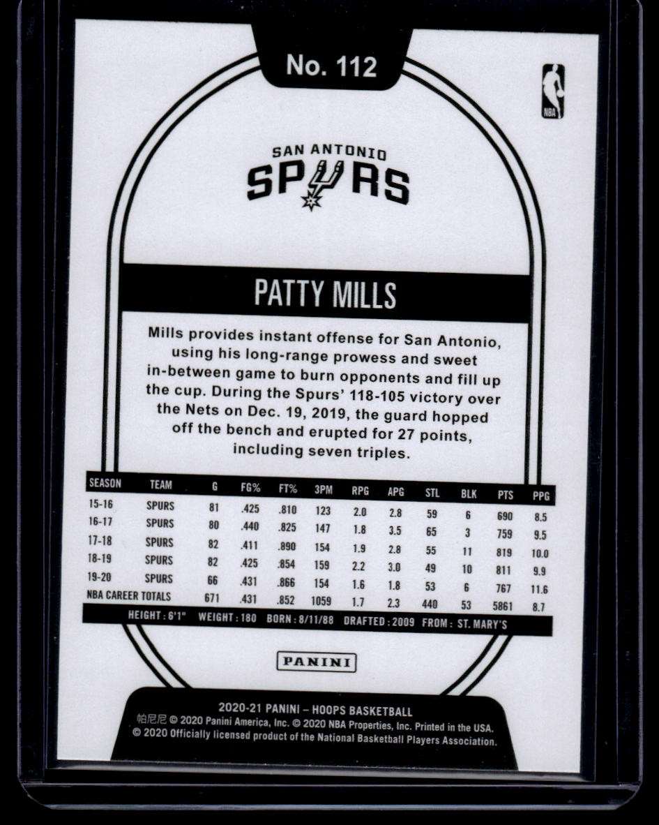 2020-21 Hoops #112 Patty Mills