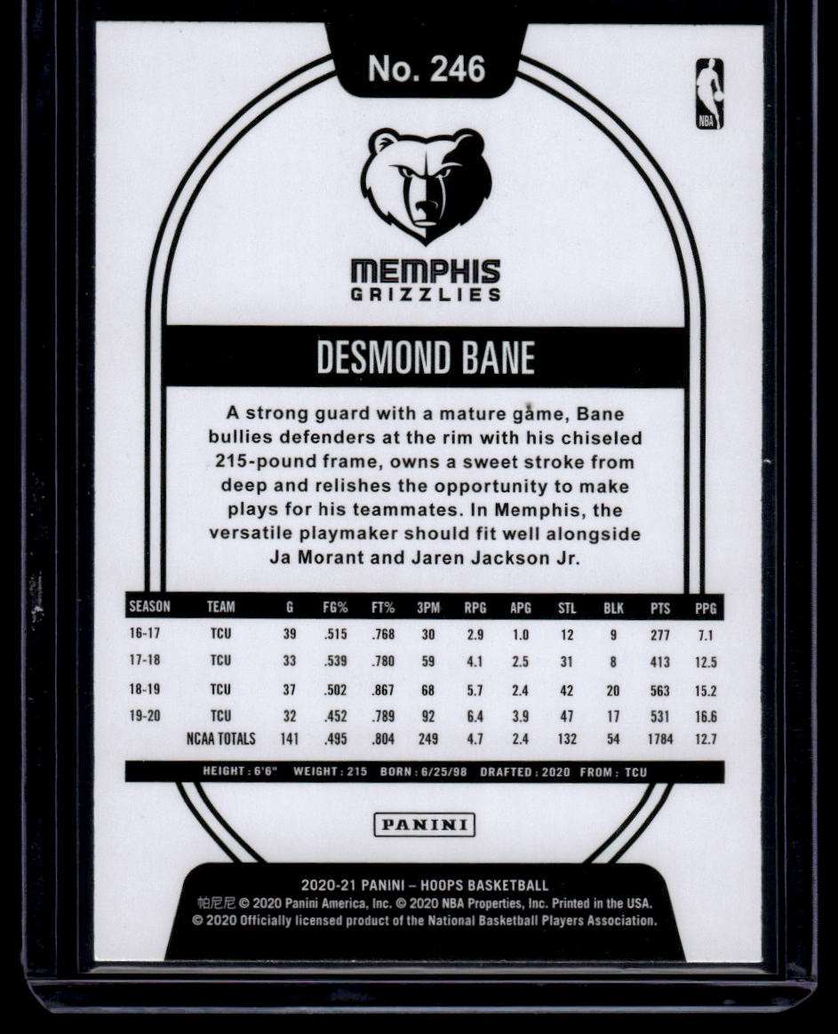 2020-21 Hoops #246 Desmond Bane