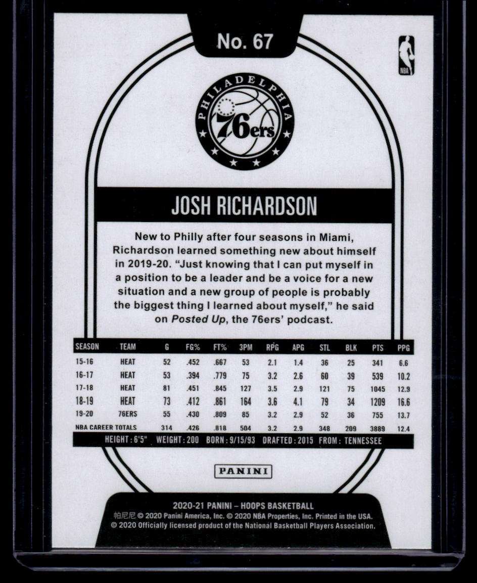 2020-21 Hoops #67 Josh Richardson