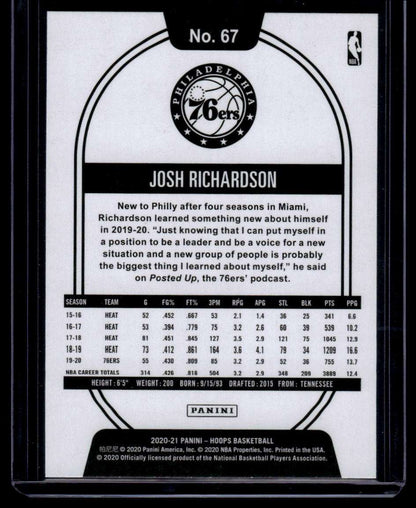 2020-21 Hoops #67 Josh Richardson