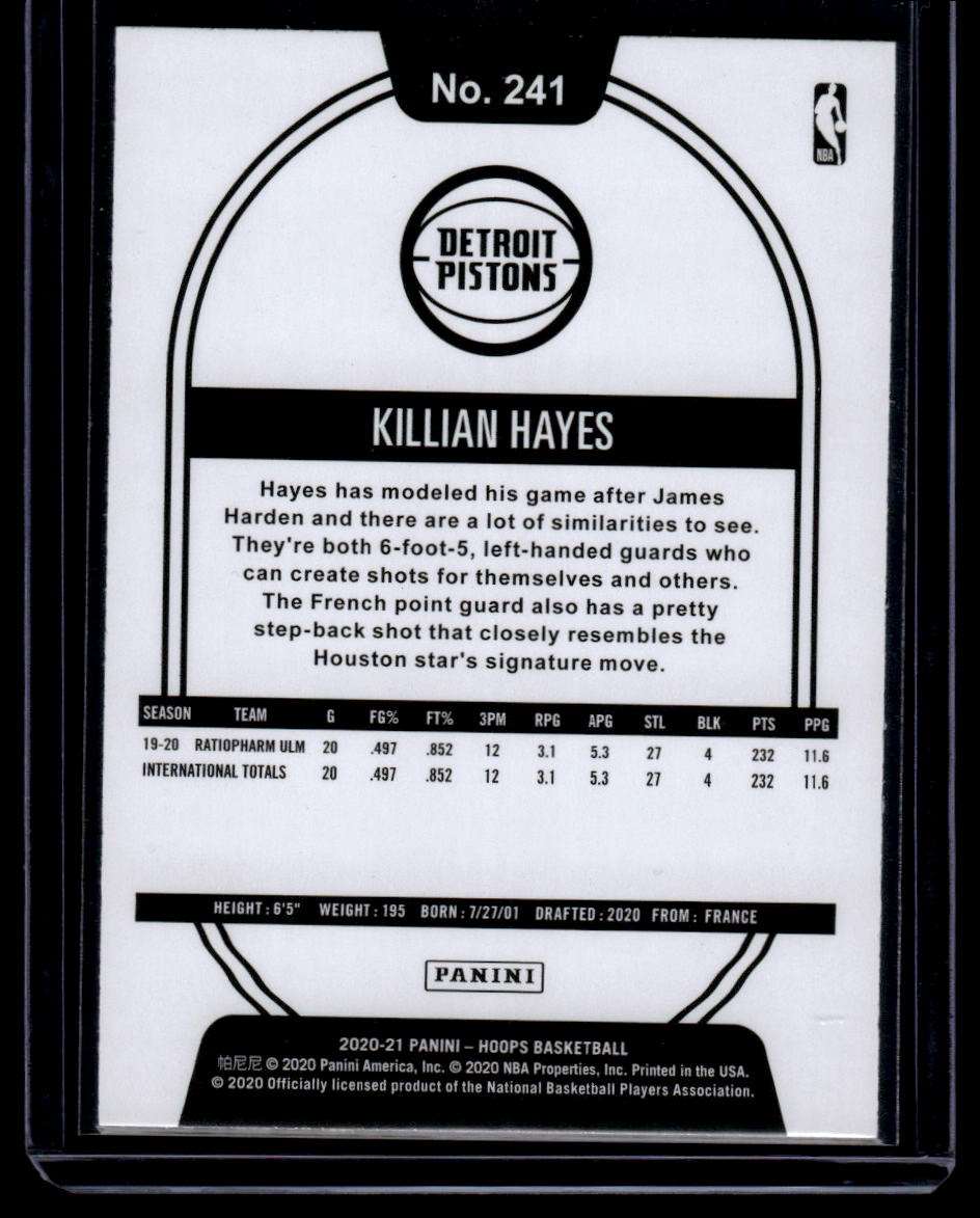 2020-21 Hoops #241 Killian Hayes