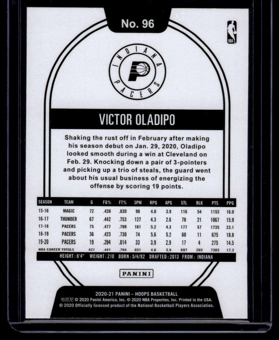 2020-21 Hoops #96 Victor Oladipo