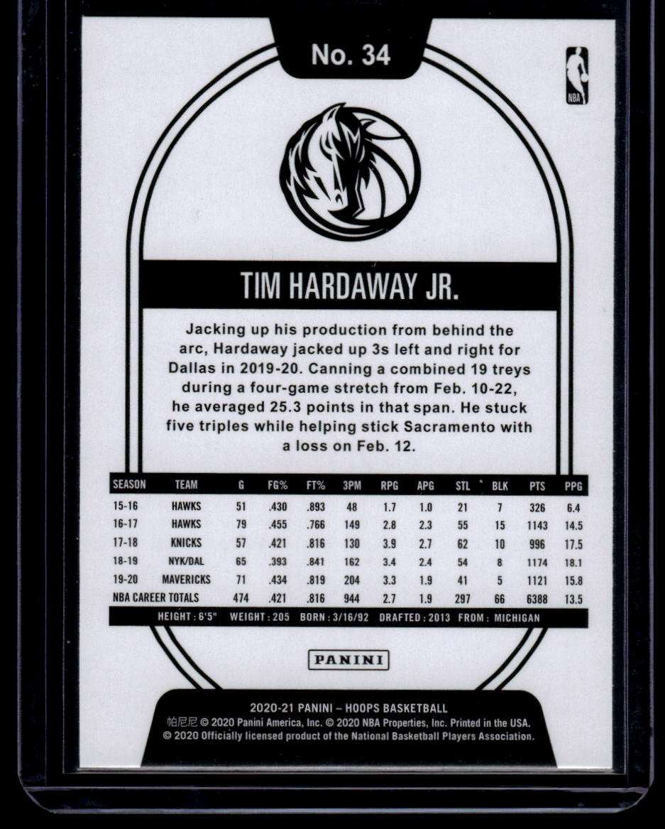 2020-21 Hoops #34 Tim Hardaway Jr.