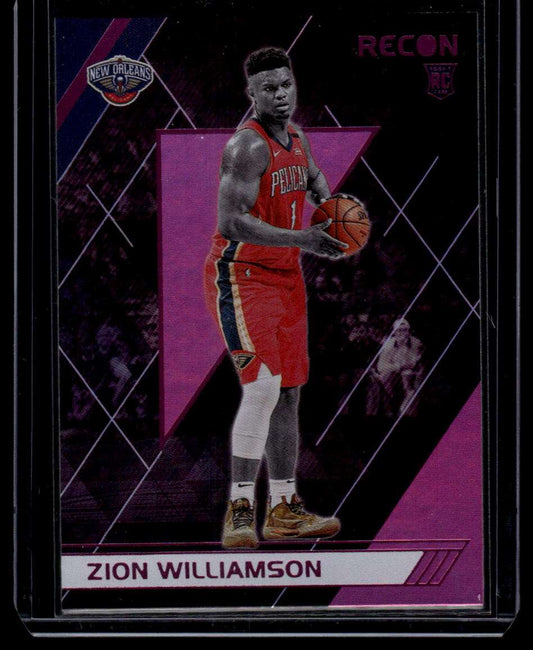 2019-20 Panini Chronicles #292 Zion Williamson Pink