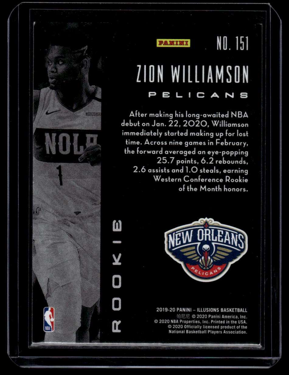 2019-20 Panini Illusions #151 Zion Williamson