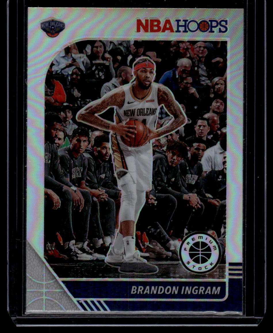 2019-20 Hoops Premium Stock #119 Brandon Ingram Prizms Silver