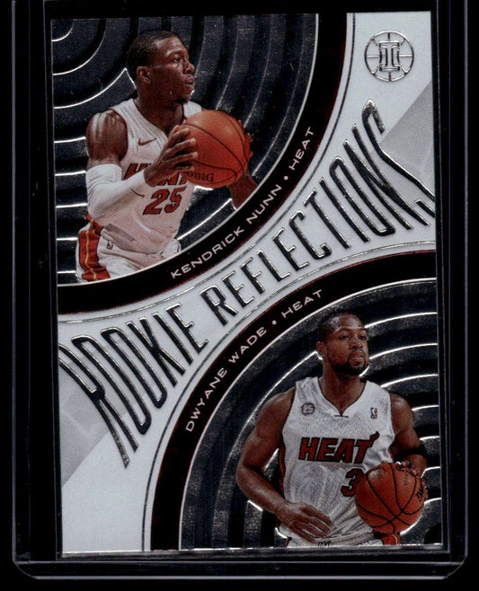 2019-20 Panini Illusions #6 Dwyane Wade / Kendrick Nunn Rookie Reflections