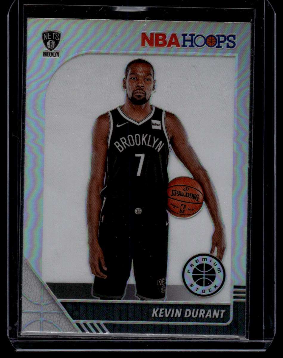 2019-20 Hoops Premium Stock #61 Kevin Durant Prizms Silver