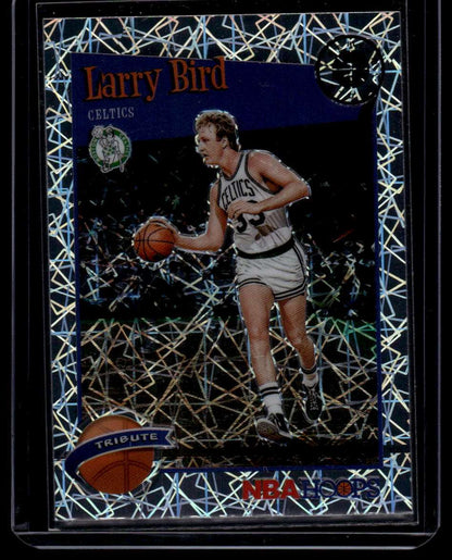 2019-20 Hoops Premium Stock #289 Larry Bird Prizms Silver Laser