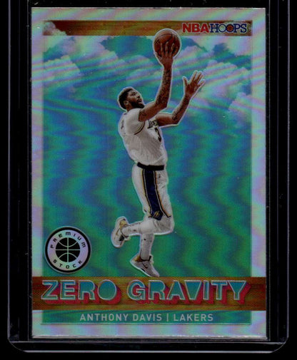 2019-20 Hoops Premium Stock #12 Anthony Davis Zero Gravity Holo